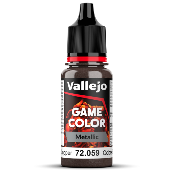 Vallejo Game Color 72.059 Hammered Copper, 18 ml